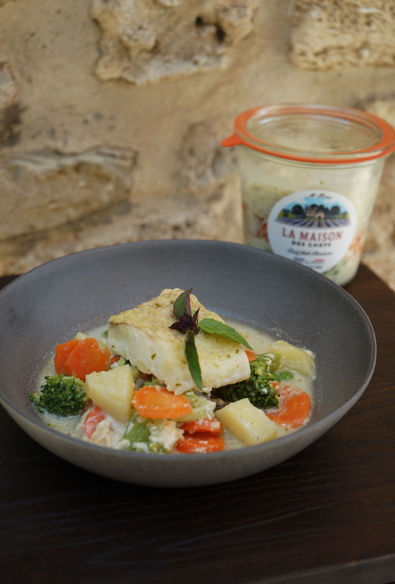 Cod Fish Riviera dish