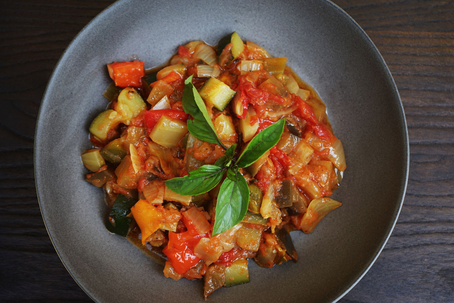 Provencal Ratatouille plated